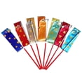 thumbnail image 2 of NIBOLOG Rhythmic Gymnastics Ribbon Vibrant Color Extra Soft Smooth Flexible Dancer Wand Twirling Dance Streamer for Kids, 2 of 7