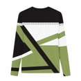 thumbnail image 3 of Blczomt Long Sleeve Girls Tee Shirts Cute Casual T-Shirt Fashion Geometric Print Green Crewneck Girl Clothes, 3 of 4