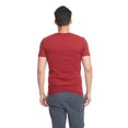 thumbnail image 2 of Next Level Men's Sueded V-Neck T-Shirt - CARDINAL - M, 2 of 3