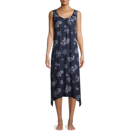 

Layla Women s and Women s Plus Knit Midi Chemise Nightgown