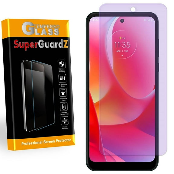 [2-Pack] For Motorola Moto G Power (2022) - SuperGuardZ Anti Blue Light [Eye Protection] Tempered Glass Screen Protector, Anti-Scratch, 9H Hardness
