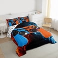 thumbnail image 3 of Homewish Abstract Gamer Bedding Comforter Set 2pcs for Teens Boys Girls,Video Game Twin Comforter Sets Microfiber,Abstract Gradient Blue Orange Breathable Bedding Set,Breathable Home Decor, 3 of 8