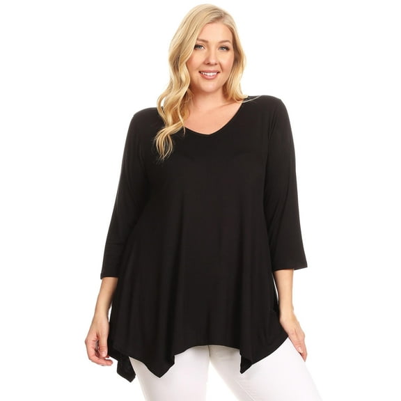 Plus Size Cotton Tunics