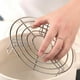 thumbnail image 1 of Rejillas de enfriamiento redondas para cocinar y hornear, Rejilla de vapor de acero inoxidable, Rejilla para conservas, Rejilla para enfriar pasteles - Rejilla de enfriamiento de alambre cir, 1 of 5