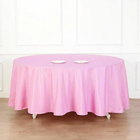 

BalsaCircle 10 Pieces 120 Pink Round Polyester Tablecloths Linens Party Kitchen Dining Banquet
