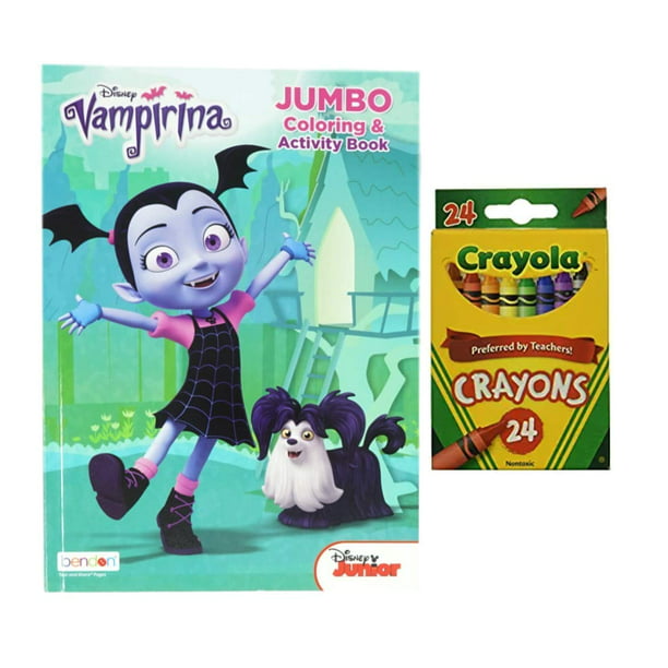 Download Disney Vampirina Coloring Book with Crayola Crayons 24 Pack - Walmart.com - Walmart.com