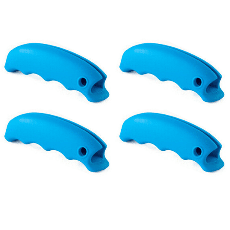 Strong silicone handle carrier 4 Pcs Plastic Bag Holder Carrier