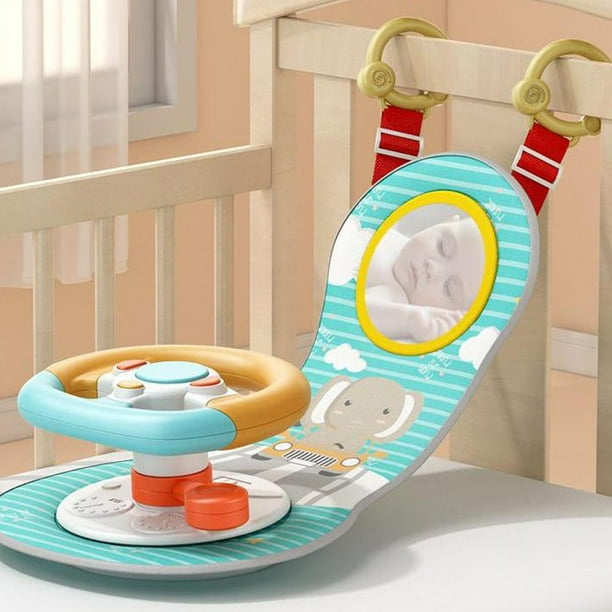 Baby Car Seat Steering Wheel Toy Simulation Driving Car Toddler Early Educational Develop Auditory Skill Funny Toy Game Walmart