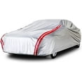 thumbnail image 2 of Car Cover All Weather 6 Layer Breathable UV Protection Waterproof Dustproof Universal Fit Full Car Covers for Sedan, 2 of 7