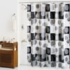 Mainstays Shadow Dots Geometric PEVA Shower Curtain or Liner