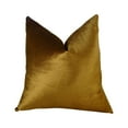 thumbnail image 3 of Plutus Lumiere Bronze Handmade Double Sided Throw Pillow - Gold - 18 x 18 in., 3 of 4