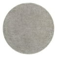 thumbnail image 2 of Unique Loom Everyday Shag Collection Area Rug - Solid (12' 4" Round Light Gray), 2 of 6