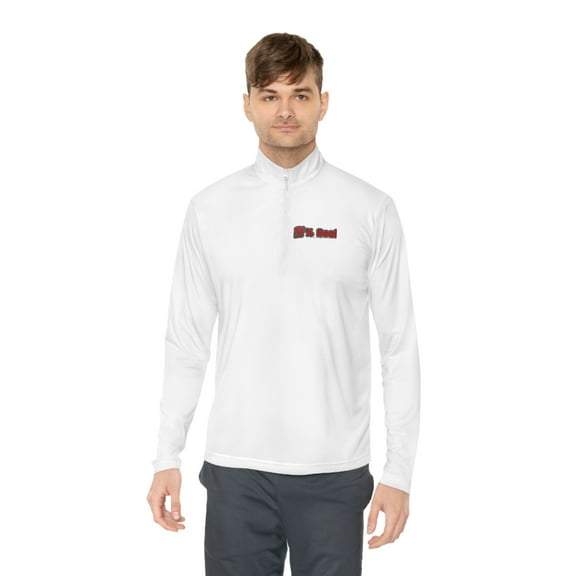 100 Percent Real Unisex Quarter-Zip Pullover