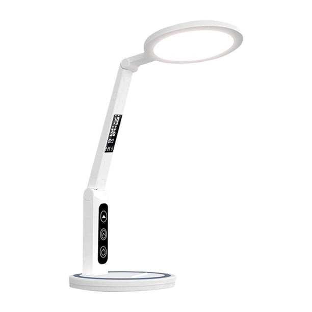 Yhmxh Utensilios de cocina Lámpara de escritorio para estudio, cuidado de los ojos, tareas, carga especial, enchufe, doble uso, lectura, LED, lámpara de escritorio, lámpara de noche para dormitorio