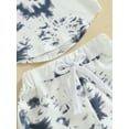 thumbnail image 6 of Wassery Infant Baby Boys Summer Clothes Outfits 6M 12M 18M 24M 3T Toddle Boys Tie-Dye Print Crew Neck Sleeveless Pocket Tank Tops and Shorts 2Pcs Set, 6 of 8