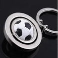 thumbnail image 3 of Football Keychain Rotating Sport Soccer Ball Keychain, 3 of 5