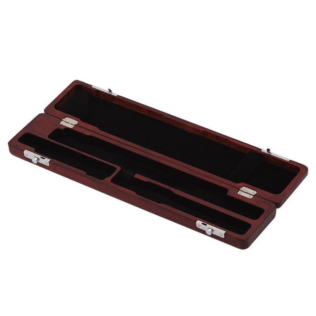 CTIRCHIU 16hole Flute Case Rosewood Durable Storage Box For Flutes Musicians And Music Lovers Craftsmanship And Design