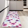 thumbnail image 4 of Pioneer Flower Floral Print Pattern Kitchen Rug Mat,Kitchen Runner Rugs Non Skid Washable,Decorative Kitchen Floor Mats for Kitchen,Sink,Laundry,17"X47", 4 of 5