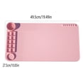 thumbnail image 3 of Silicone Art Mat with Cup, Silicone Painting Mat with Cup, 19.5"x 11" Silicone Craft Mat with Cup and Paint Holder Silicone Artist Mat Kids, 3 of 9