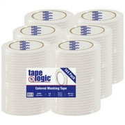 BOX 1/4" x 60 yds. White Tape Logic Masking Tape