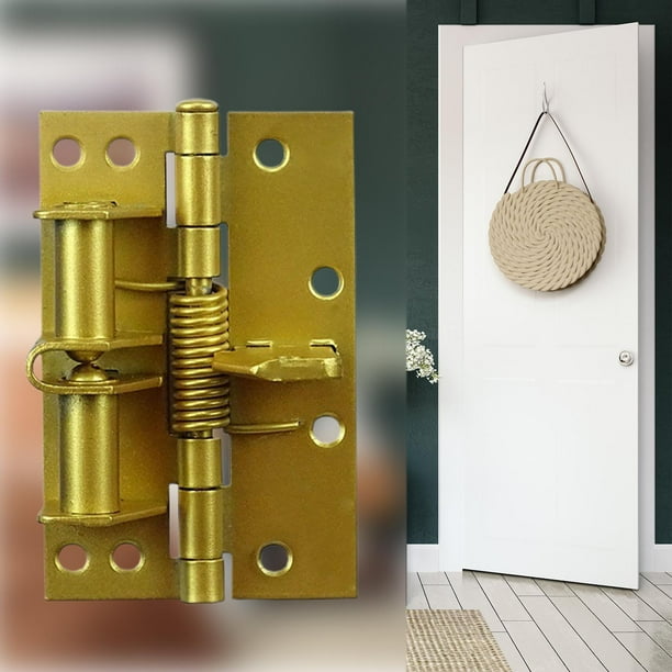 Metal Spring Door Hinge, Self Closing Automatic Tension Loaded Closer