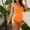 Orange, variant on Maternity Swimwear Pregnancy Women One Piece Swimsuit Premama Backless Bodysuit Solid Bathing Suit Plus Size Pregnant Monokinis