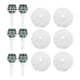 thumbnail image 2 of Soportes para ramo Bodas Flores con ramo de novia Decoración de encaje Sostenedor de novia Torus seco para decoración Accesorios de fotos Blanco BLESIY Ramo Titular, 2 of 8