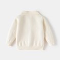 thumbnail image 2 of BMYJ Boys Collared Quarter Zip Knit Pullover Sweater, Polo Neck Long Sleeve Casual Sweater, Soft Knit Pullover for Toddler Boys, School Daily Fall Sweater (B, 5-6 Years), 2 of 6