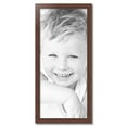 thumbnail image 2 of ArtToFrames 17" x 39" Honors Mahogany with Gold Picture Frame, 17x39 inch Brown Wood Poster Frame (WOM-5156), 2 of 7