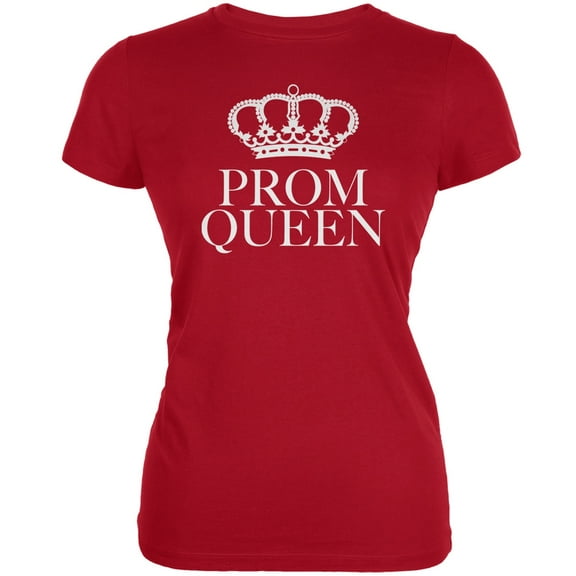 Prom Queen Red Juniors Soft T-Shirt - X-Large
