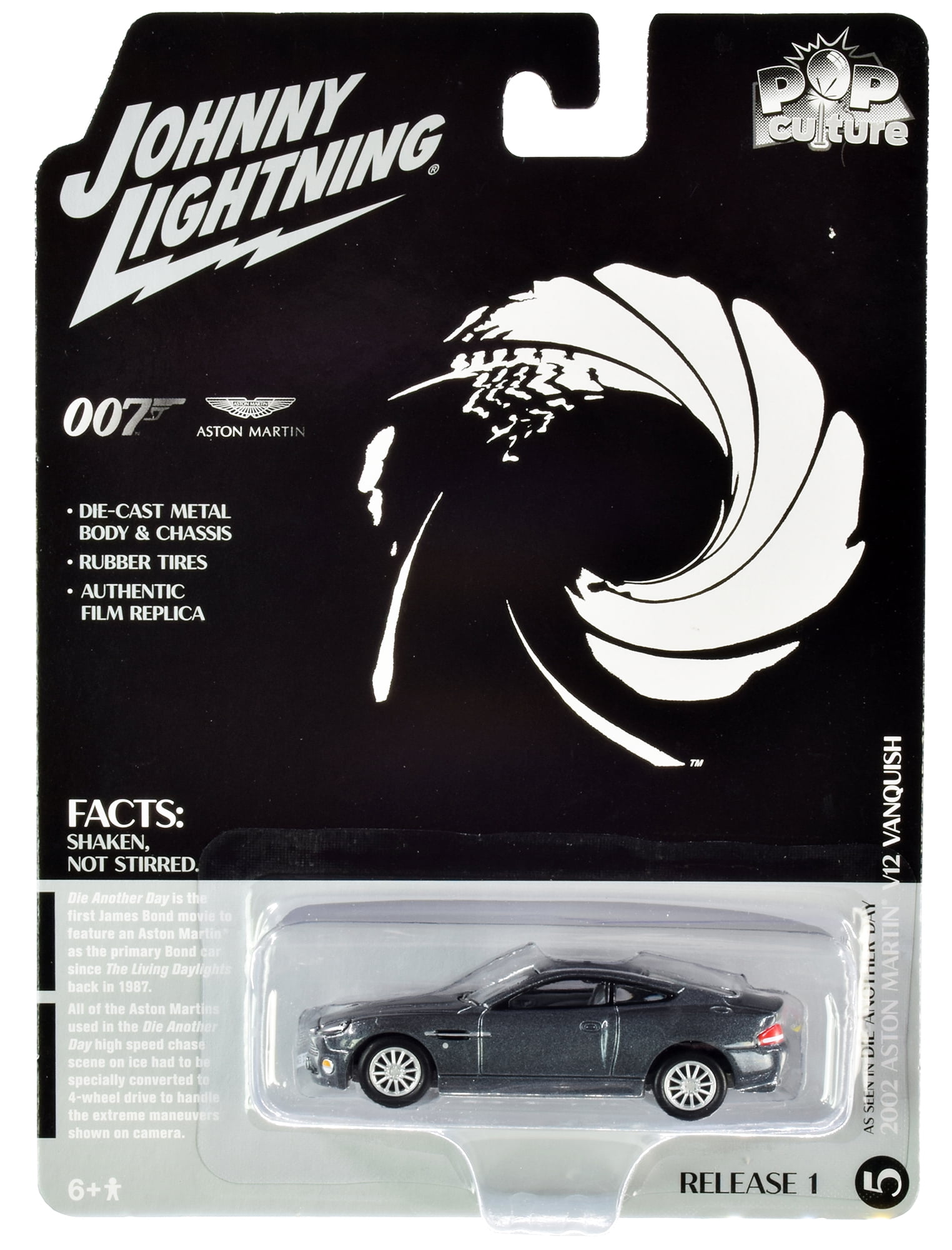 2002 Aston Martin V12 Vanquish Gray Metallic (James Bond 007