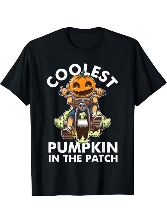 Coolest Pumpkin in The Patch Halloween Kids Girls Boy Pumpkin T-Shirt- Classic Holiday Bestsellers Thanksgiving Prep Fall Unisex 100% Cotton T-Shirt Everyday Wear Affordable t shirts S - 3XL