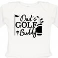 thumbnail image 4 of Inktastic Dad's Golf Buddy Boys or Girls Long Sleeve Baby Bodysuit, 4 of 5