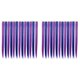 thumbnail image 1 of 13 piezas de postizos sintéticos rectos con clip YONGSHENG colorido 55 cm morado Azul, 1 of 2
