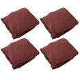 thumbnail image 1 of 4Pcs Waterproof Chair Seat Cover Seat Slipcover Stretch Jacquard Chair Seat Cushion Protector Cover Removable Wedding Banquet Square Chair Cover for Chair Home Kitchen, 1 of 11