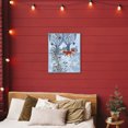 thumbnail image 3 of Festive Fox Winter Woodlands Gray Framed Giclee Art, 24 x 30, Made In USA, 3 of 7
