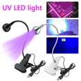 thumbnail image 1 of YOPTOP Lampe de Bureau LED UV Ultraviolette Lampe de Polymérisation Gel UV avec 4 Modes Lumière Noire UV Luminosité à Intensité Réglable Lampe à Col de Cygne Flexible avec Pince de Tuyau à 360°, 1 of 11