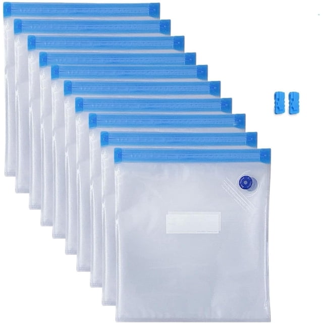 Sous Vide Bags-BPA-Free Reusable Vacuum Seal Bags for Food Storage Food Freezing safe Reseal Vacuum Storage Bag for Sous Vide Cooking-HOMYLAND 11 * 10.2in (Medium 20pcs)