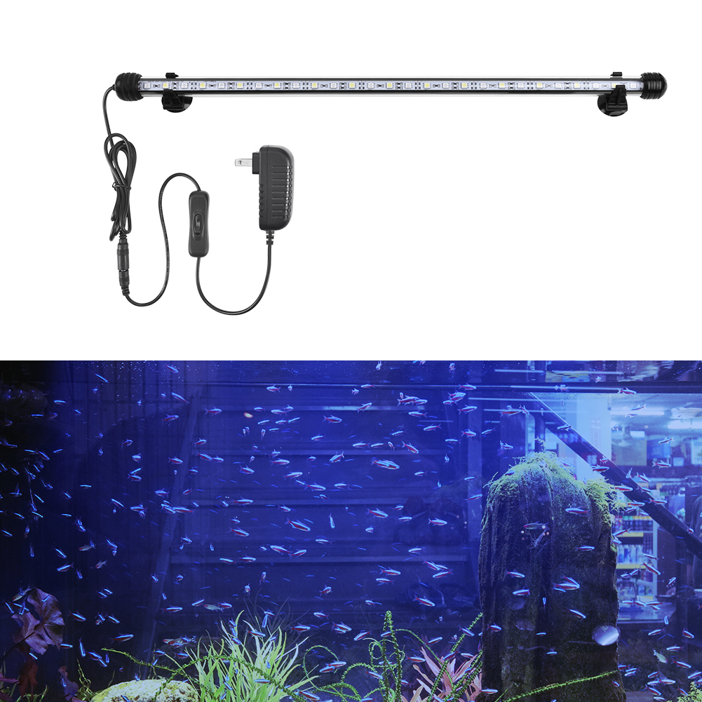 Aquarium LED Light, White+Blue Aquarium Lights 48cm