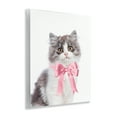 thumbnail image 4 of Stupell Industries Kitten with Pink Bow Animals Painting Unframed Art Print Wall Art, 11 x 14, 4 of 8