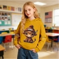 thumbnail image 5 of WAYUTE Girls Sweatshirts Boys Cow Print Cute Hooded Sweatshirt Casual Pullover Soft Jacket for Kids, 5 of 6