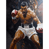 Mike Tyson Boxing Canvas Painting/Wall Art,Suitable for Living Room, Bedroom, Gym, Office, and Bar Decoration.