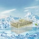 thumbnail image 1 of Molde para cubitos de hielo Prensa de grado alimenticio Cubitos de hielo Caja de almacenamiento de hielo de gran capacidad para el hogar con tapa Cubitos de hielo Caja de hielo para frutas Akmoler, 1 of 8