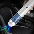 thumbnail image 1 of Mini Handheld Car Vacuum Cleaner, 12V Portable Auto Vacuum, High Power Suction, Wireless Operation, Includes Brush Attachments, Compact Vehicle Cleaner, 1 of 6