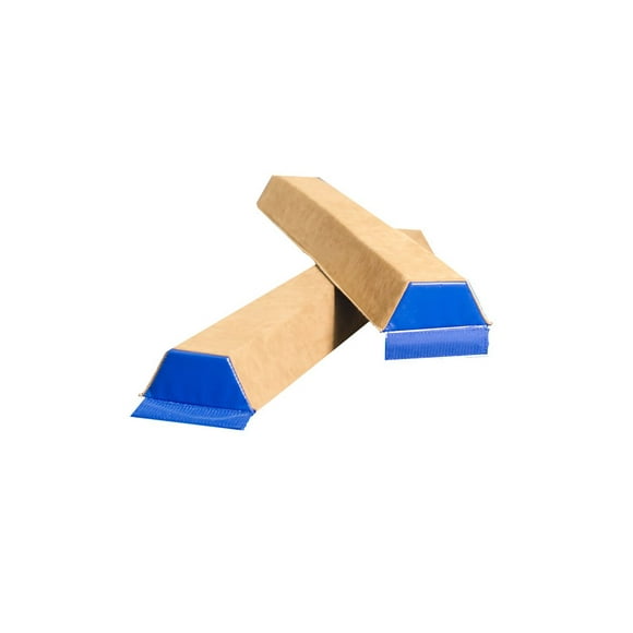 Tumbl Trak Faisceau d'Équilibre de Sol de Gymnastique Sectionnelle de 4 Pieds (2 Pack), Couleurs Peuvent Varier