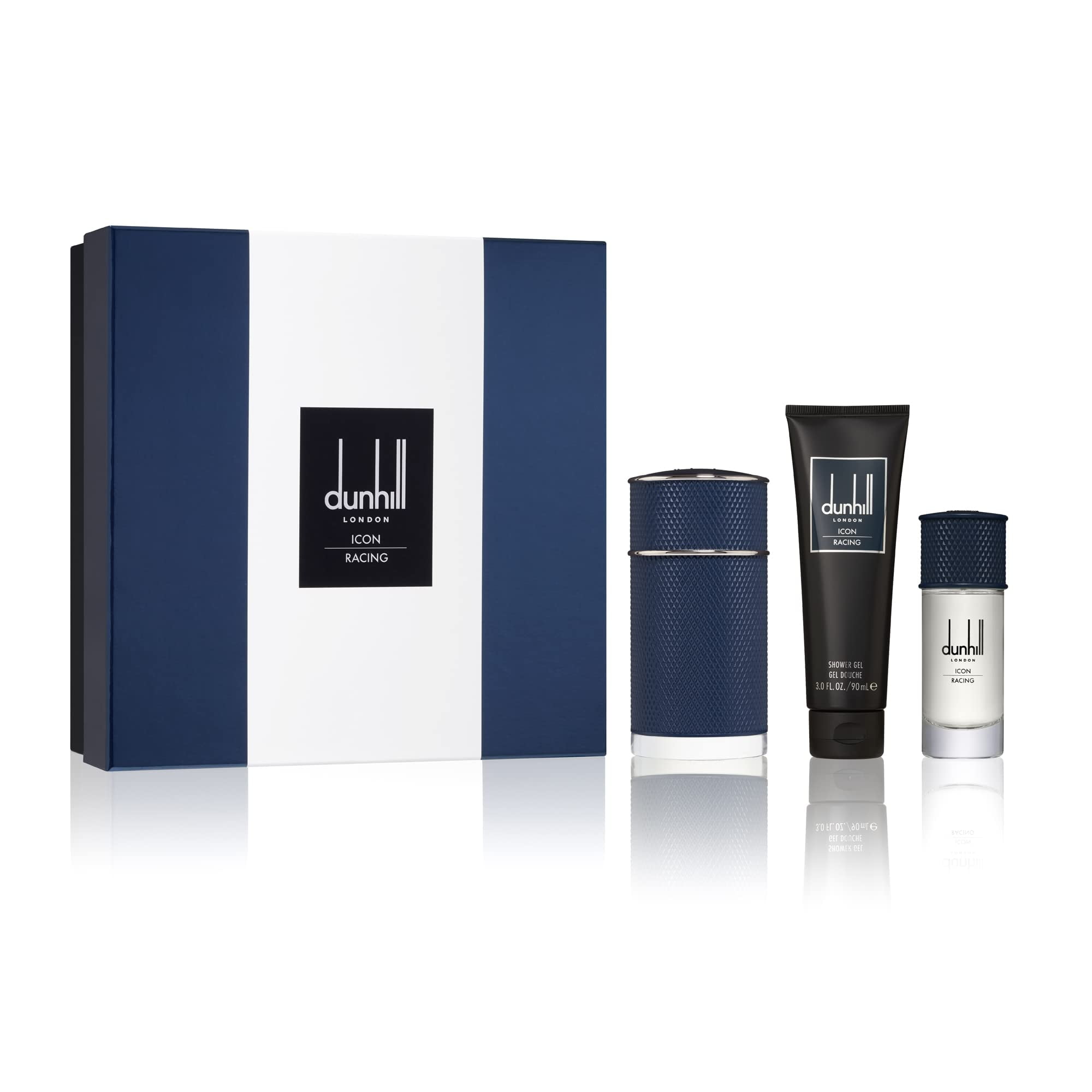 Dunhill Icon Racing Blue by Alfred Dunhill, 3 Piece Gift Set for