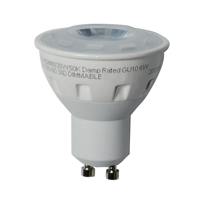 High Quality LED 6W GU10 MR16/PAR16 Daylight 450LM Flood Light Bulb 