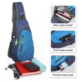 thumbnail image 2 of Bolso Cruzado Ligero TITECOUGO para Mujeres y Hombres Azul Marino, 2 of 6