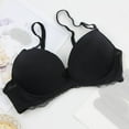 thumbnail image 3 of OGLCCG Push Up Underwire Bras for Women Seamless Full Coverage Padded Wireless Bra Solid Color Comfortable Everyday Bralette, 3 of 4