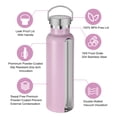 thumbnail image 6 of Neihepal 20oz Leakproof Stainless Steel Insulated Water Bottle with Handle, BPA Free, 1 Pack, Pink, 6 of 6